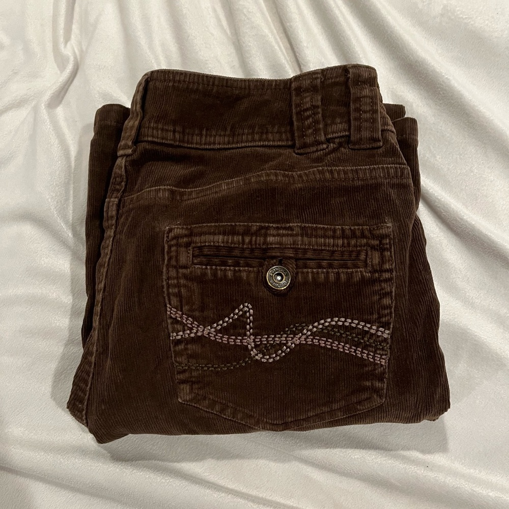 Brown corduroy pants